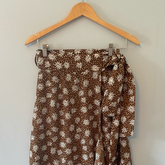 Senlis Adelaide Tie waist midi skirt - Picture 2 of 2